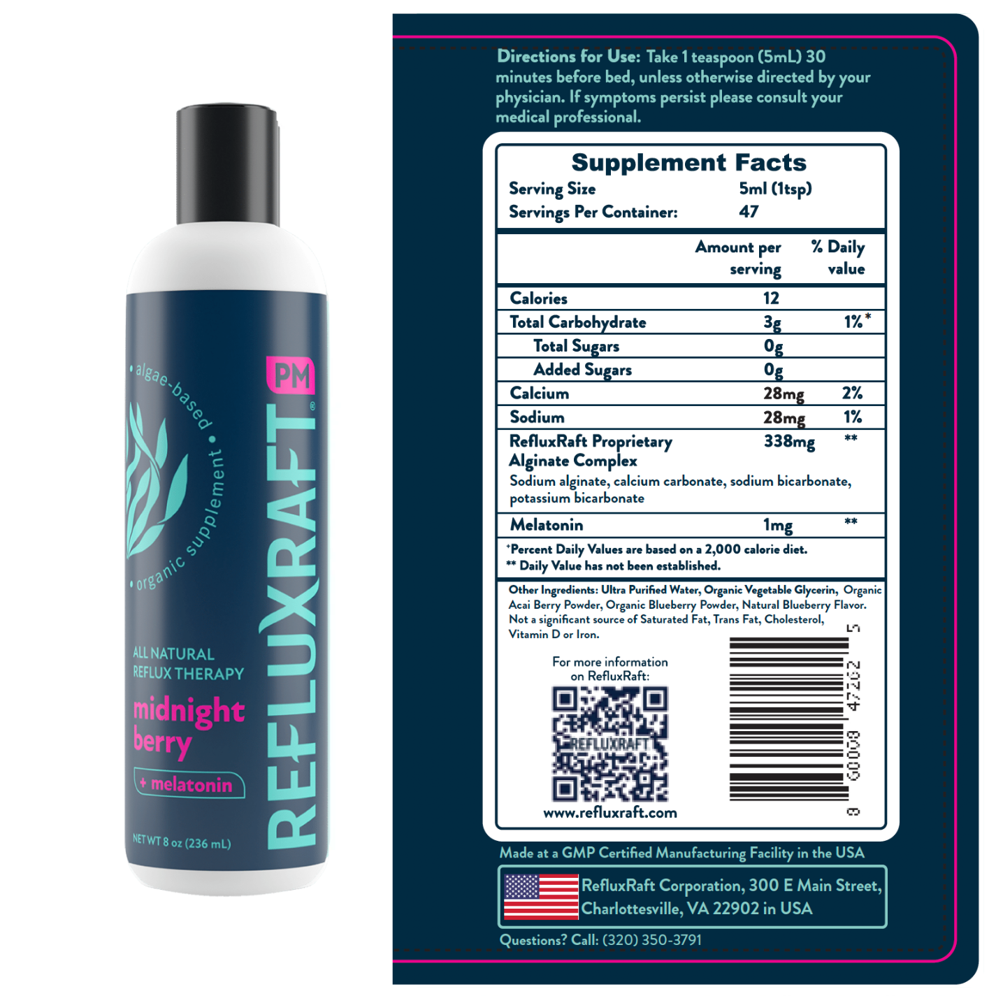 RefluxRaft PM: Sleep Soundly & Stop Nighttime Reflux - RefluxRaft
