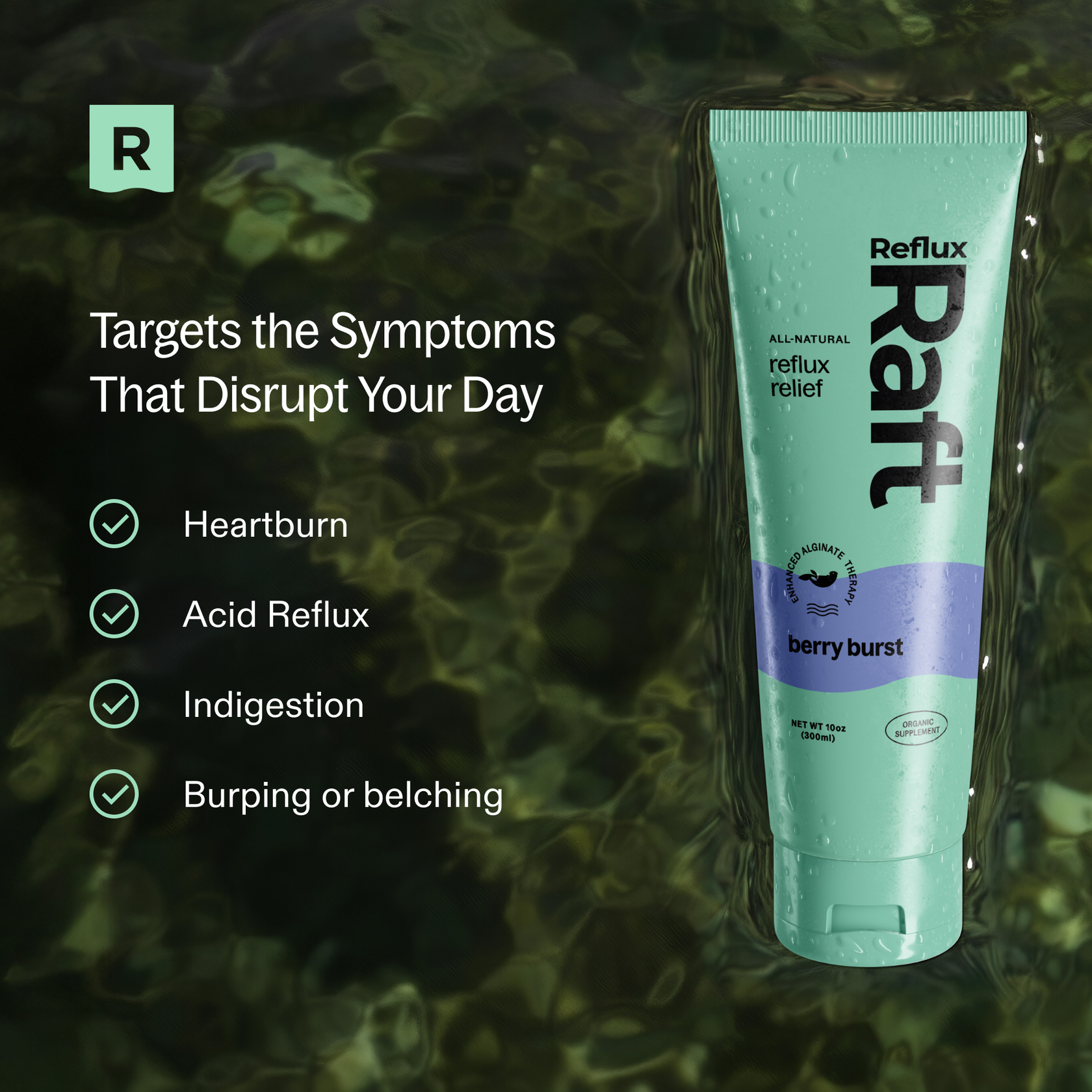 RefluxRaft Berry Burst | All Day Heartburn & Acid Reflux Relief