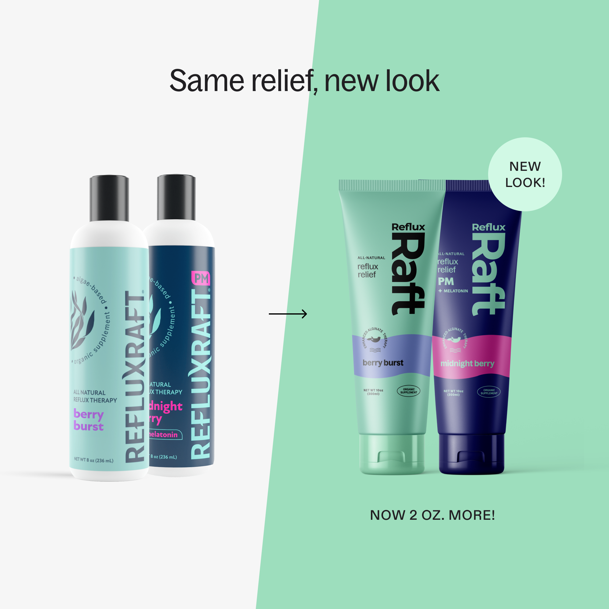 RefluxRaft Very Berry Duo | All Day Heartburn & Acid Reflux Relief