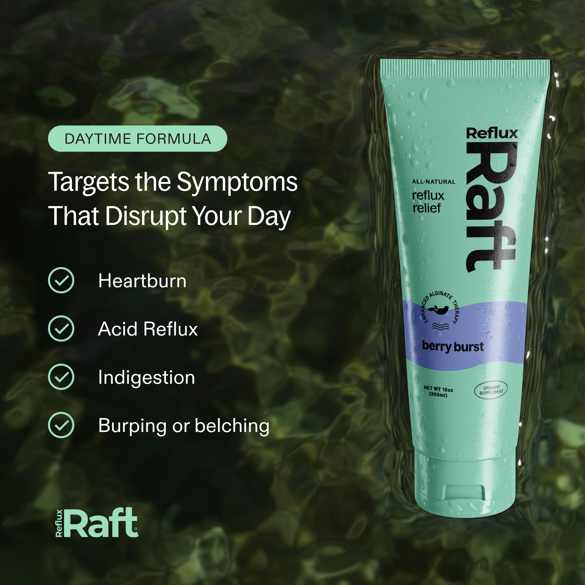 RefluxRaft Very Berry Duo | All Day Heartburn & Acid Reflux Relief