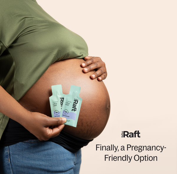 RefluxRaft To-Go Berry Burst — pregnancy-safe alginate reflux relief pouch