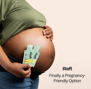 RefluxRaft To-Go Lemon Ginger — pregnancy-safe alginate reflux relief pouch